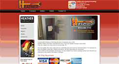 Desktop Screenshot of heatherfurnace.com